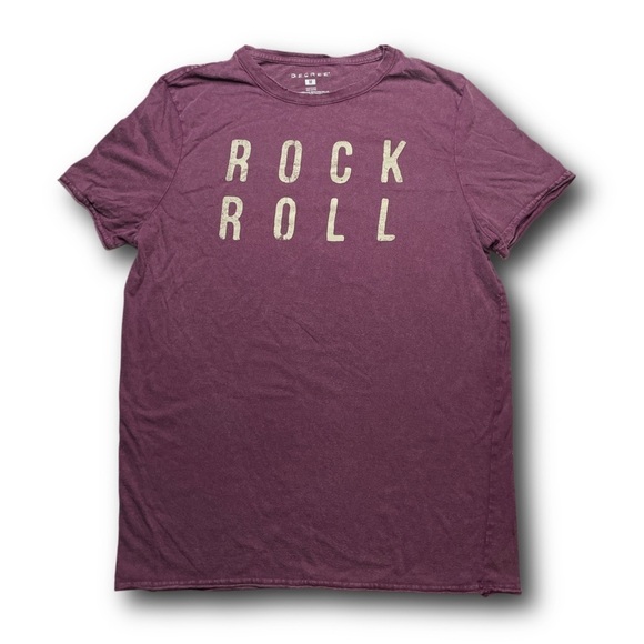 Decree Rock and Roll distressed punk rocker graphic tshirt - size medium - Picture 1 of 7